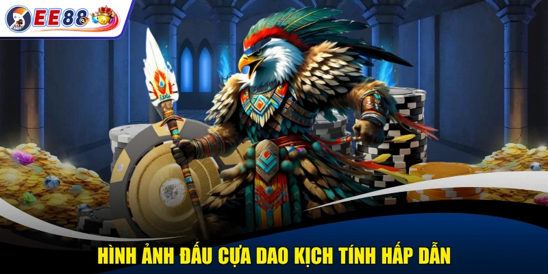 Hình ảnh đấu cựa dao kịch tính hấp dẫn