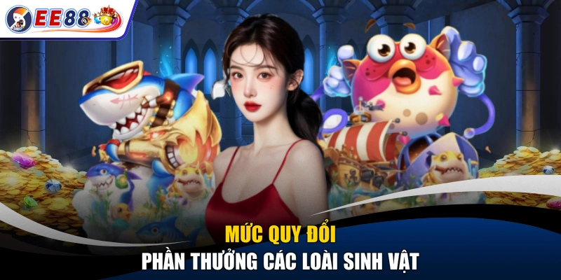Mức quy đổi phần thưởng các loài sinh vật